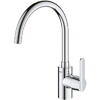 Baterie bucatarie Grohe Get 31494001, 3/8'', tip C, monocomada, pipa inalta, Crom