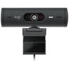 Camera web Logitech Brio 500, Full HD 1080p, RightLight 4, 90 FoV, USB-C, Privacy - Graphite