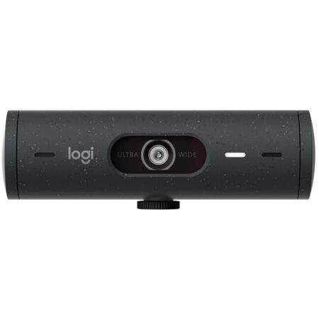 Camera web Logitech Brio 500, Full HD 1080p, RightLight 4, 90 FoV, USB-C, Privacy - Graphite