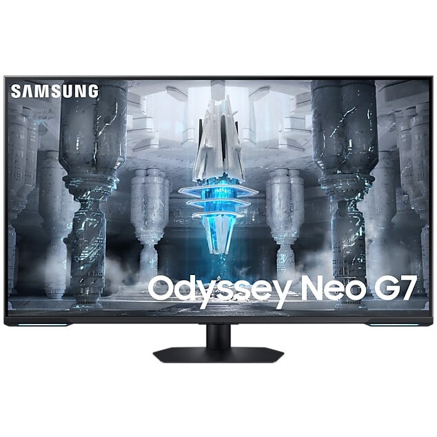 Monitor gaming LED VA Samsung Odyssey Neo G7 43, 4K, Display Port, 144Hz, FreeSync Premium Pro, Vesa, Negru