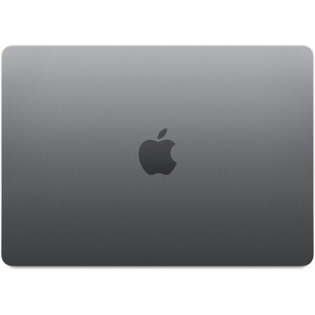 Laptop Apple MacBook Air 13-inch cu procesor Apple M2, 8 nuclee CPU si 8 nuclee GPU, 16 GB, 256GB SSD, Space Grey, INT KB