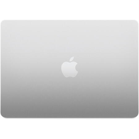 Laptop Apple MacBook Air 13-inch cu procesor Apple M2, 8 nuclee CPU si 8 nuclee GPU, 16 GB, 256GB SSD, Silver, INT KB