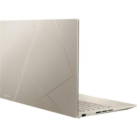 Laptop ultraportabil ASUS Zenbook 14 OLED UX3404VC cu procesor Intel® Core™ i9-13900H pana la 5.40 GHz, 14.5", 2.8K, OLED, 120Hz, 32GB, 1TB SSD, NVIDIA® Geforce RTX™ 3050 4GB GDDR6, Windows 11 Pro, Sandstone Beige