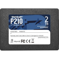 Solid State Drive Patriot P210S2TB25, 2 TB, 2,5", SATA III