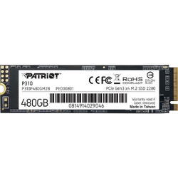 SSD Patriot P310 480GB PCI Express 3.0 x4 M.2 2280