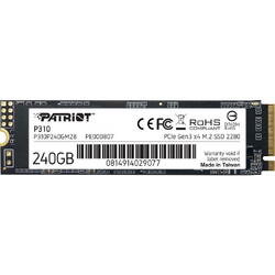 SSD Patriot P310 240GB PCI Express 3.0 x4 M.2 2280