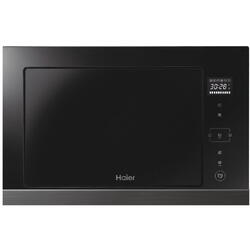 Cuptor cu microunde incorporabil Haier HOR38G5FT, Grill, 900 W, negru, 28 l, Sfaturi si retete in hOn