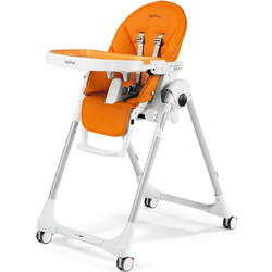 Scaun de masa Peg Perego Prima Pappa Zero Follow Me, Portocaliu