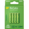 GP Batteries Acumulatori ReCyko 950mAh AAA (LR03) 1.2V NiMH, paper box 4 buc