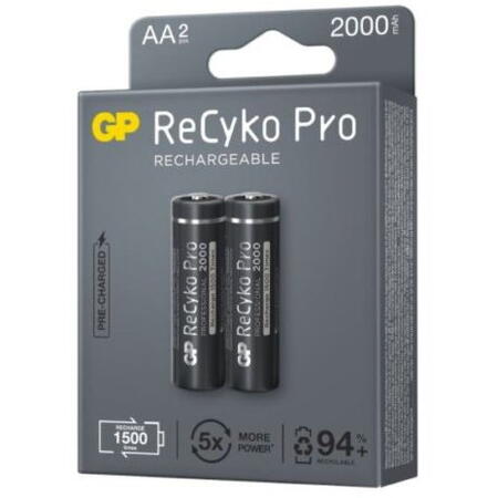 Acumulatori ReCyko Pro 2000mAh AA (R6) 1.2V NiMH, paper box 2 buc