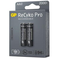 GP Batteries Acumulatori ReCyko Pro 2000mAh AA (R6) 1.2V NiMH, paper box 2 buc