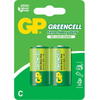 GP Batteries Baterie Greencell C (R14) 1.5V carbon zinc, blister 2 buc