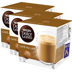 Set 3 x Capsule Nescafé Dolce Gusto Café Au Lait, 48 capsule, 480g