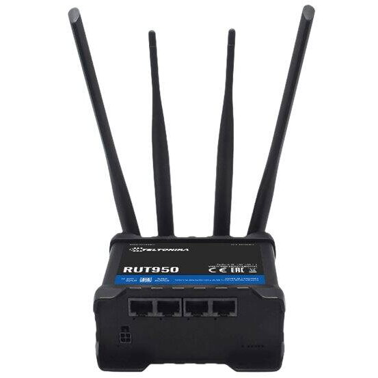 Teltonika Rut950 Wireless Router Fast Ethernet Single-band (2.4 Ghz) 4g Black