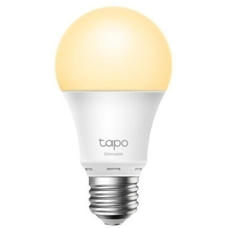 Bec led wireless, 800lm, 8.7W, E27, se conecteaza la router Wi-Fi, intensitate reglabila, control prin smartphone cu aplicatia TAPO