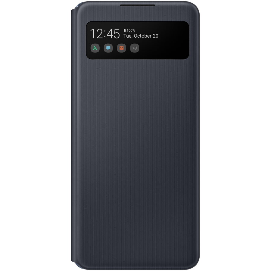 Husa de protectie Samsung S View Wallet Cover pentru A42 (5G), Black