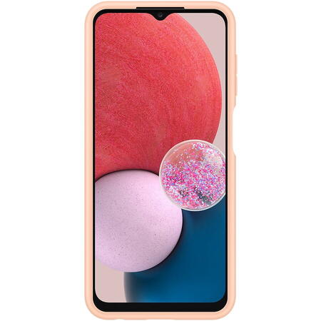 Husa de protectie Samsung Card Slot Cover pentru Galaxy A13, Peach