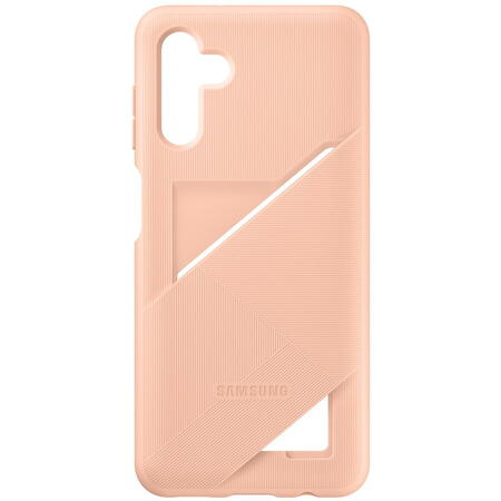 Husa de protectie Samsung Card Slot Cover pentru Galaxy A13 5G, Peach