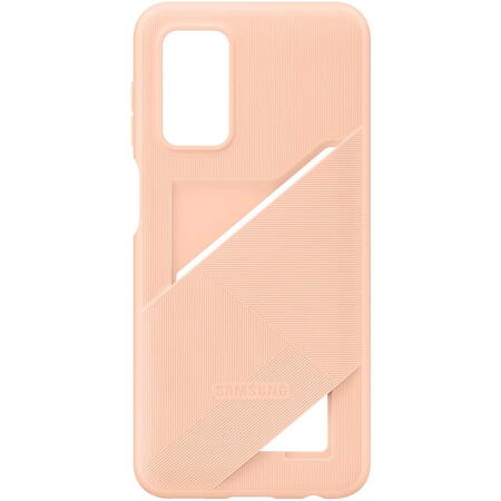 Husa de protectie Samsung Card Slot Cover pentru A23 5G, Peach