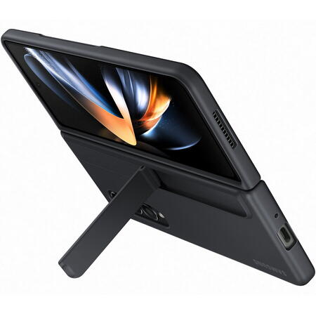 Husa de protectie Samsung Standing Cover with Pen pentru Galaxy Z Fold4, Black