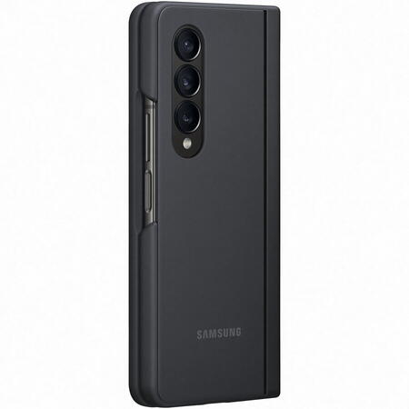 Husa de protectie Samsung Leather Cover pentru Galaxy Z Fold4, Black