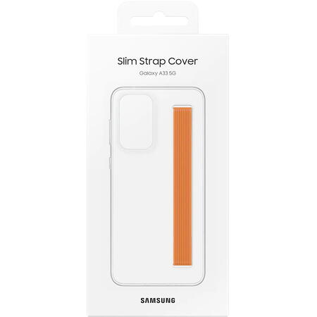 Husă Slim Strap Cover Transparent pentru telefon Galaxy A33 5G