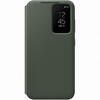 Husa de protectie Samsung Smart View Wallet Case pentru Galaxy S23, Khaki