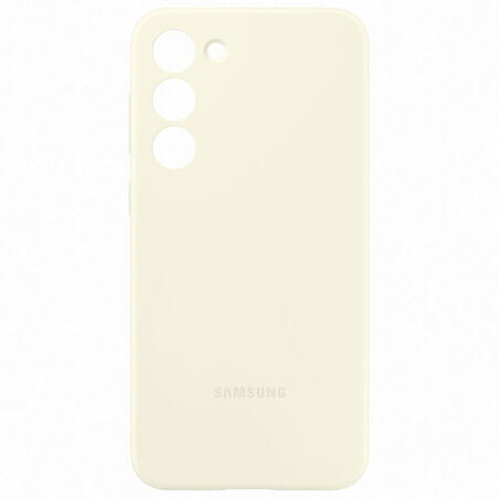 Husa de protectie Samsung Silicone Case pentru Galaxy S23 Plus, Cotton
