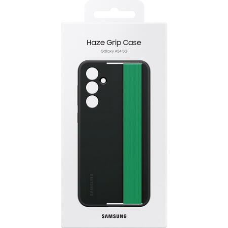 Husa de protectie Samsung Silicone Grip Case pentru Galaxy A54 (A546), Negru