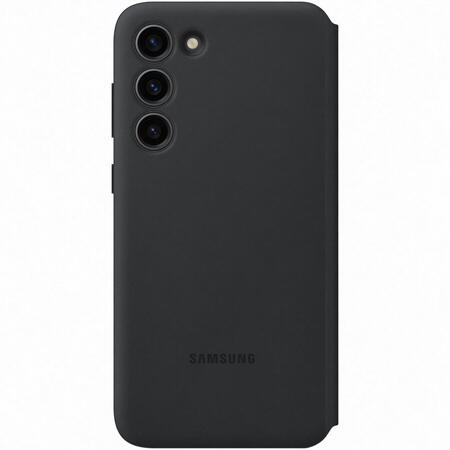 Husa de protectie Samsung Smart View Wallet Case pentru Galaxy S23 Plus, Black