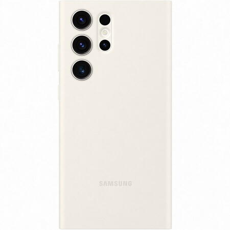 Husa de protectie Samsung Smart View Wallet Case pentru Galaxy S23 Ultra, Cream