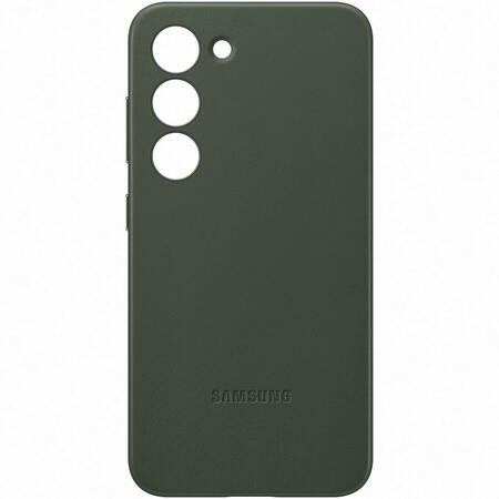 Husa de protectie Samsung Leather Case pentru Galaxy S23, Green