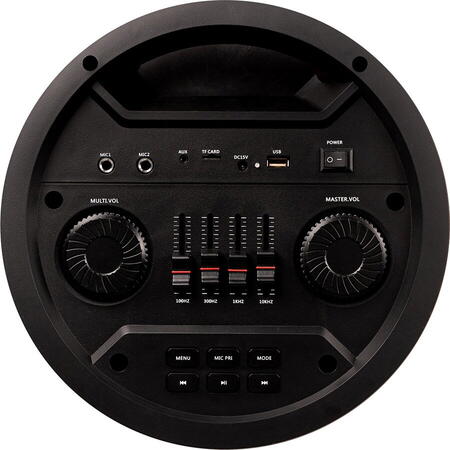 Sistem audio portabil E-Boda, Party 200 Pro Maxi, Bluetooth, USB, Radio FM, negru