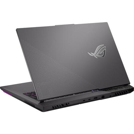 Laptop Gaming ASUS ROG Strix G17 G713PI cu procesor AMD Ryzen™ 9 7945HX pana la 5.40 GHz, 17.3", WQHD, IPS, 240Hz, 32GB DDR5, 1TB SSD, NVIDIA® GeForce RTX™ 4070 8GB GDDR6, No OS, Eclipse Gray