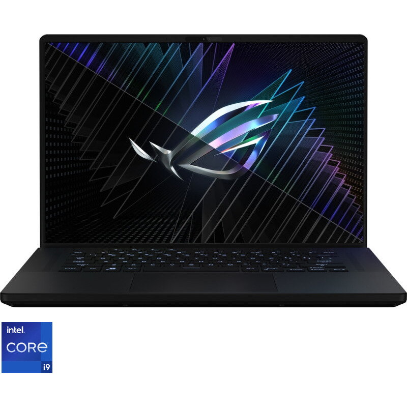 Laptop Gaming ASUS ROG Zephyrus M16 GU604VI cu procesor Intel® Core™ i9-13900H pana la 5.40 GHz, 16, QHD+, Mini LED, 240Hz, 16GB DDR5, 1TB SSD, NVIDIA® GeForce RTX™ 4070 8GB GDDR6, Windows 11 Home, Off Black AniMe Matrix