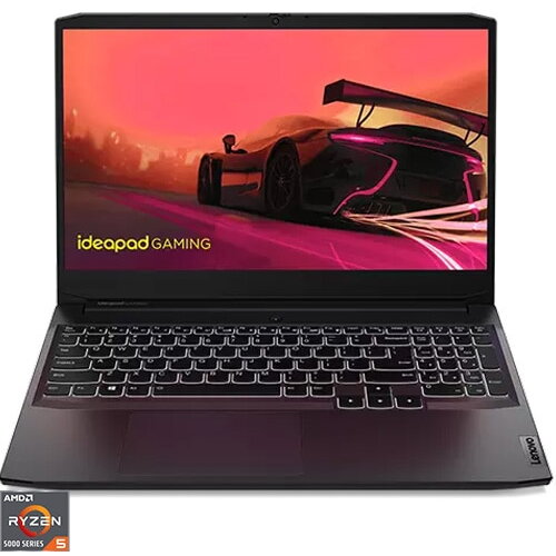 Laptop Gaming Lenovo IdeaPad 3 15ACH6 cu procesor AMD Ryzen™ 5 5600H pana la 4.20 GHz, 15.6 Full HD, IPS, 8GB, 512GB SSD, NVIDIA GeForce RTX 3050 4GB GDDR6, No OS, Shadow Black