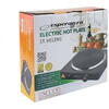Plita electrica Esperanza EKH003K 1000W, LED indicator, protectie termostatica, Negru