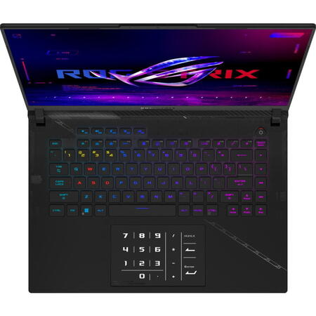 Laptop Gaming ASUS ROG Strix SCAR 16 G634JY cu procesor Intel® Core™ i9-13980HX pana la 5.60 GHz, 16", QHD+, 240Hz, 32GB, 1TB SSD, NVIDIA® GeForce RTX™ 4090 16GB GDDR6, Windows 11 Home, Off Black