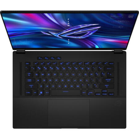 Laptop Gaming ASUS ROG Flow X16 GV601VI cu procesor Intel® Core™ i9-13900H pana la 5.40 GHz, 16", QHD+, Mini LED, 240Hz, Touch, 32GB, 2TB SSD, NVIDIA® GeForce RTX™ 4070 8GB GDDR6, Windows 11 Home, Off Black