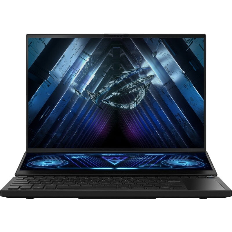 Laptop Gaming Asus Rog Zephyrus Duo 16 Gx650py Cu Procesor Amd Ryzen™ 9 7945hx Pana La 5.40 Ghz, 16, Qhd+, Mini Led, 240hz, 32gb Ddr5, 2tb Ssd, Nvidia® Geforce Rtx™ 4090 16gb Gddr6, Windows 11 Home, Black