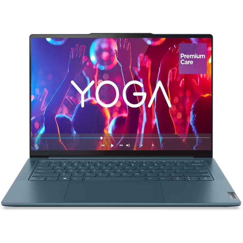 Laptop ultraportabil Lenovo Yoga Pro 7 14ARP8 cu procesor AMD Ryzen™ 7 7735HS pana la 4.75 GHz, 14.5, 2.5K, IPS, 16GB, 1TB SSD, AMD Radeon™ 680M, No OS, Tidal Teal, 3y on-site Premium Care 