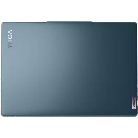 Laptop ultraportabil Lenovo Yoga Pro 7 14ARP8 cu procesor AMD Ryzen™ 7 7735HS pana la 4.75 GHz, 14.5", 2.5K, IPS, 16GB, 1TB SSD, AMD Radeon™ 680M, No OS, Tidal Teal, 3y on-site Premium Care 