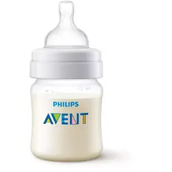 Biberon anti-colici Philips Avent SCY100/01, 125 ml, Tetina cu debit 1, +0 luni, fara BPA