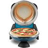 G3Ferrarii Cuptor pizza G3Ferrari Delizia Albastru special cu suprafata de coacere din piatra refractara, termoregulator pana la 390° C si timer cu atentionare sonora