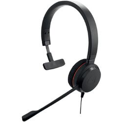 Casti Jabra Evolve 20 MS Mono, telecomanda pe fir, USB