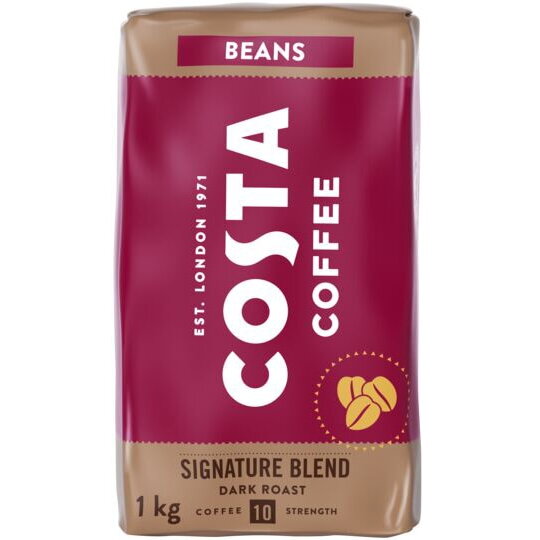 Cafea boabe Costa Signature Blend, prajire intensa, 1kg