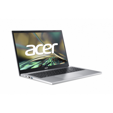Laptop Acer 15.6'' Aspire 3 A315-24P, FHD IPS, Procesor AMD Ryzen™ 5 7520U (4M Cache, up to 4.3 GHz), 8GB DDR5, 512GB SSD, Radeon 610M, No OS, Pure Silver