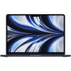 Laptop Apple 13.6'' MacBook Air 13 with Liquid Retina, Apple M2 chip (8-core CPU), 16GB, 512GB SSD, Apple M2 10-core GPU, macOS Monterey, Midnight, INT keyboard, 2022