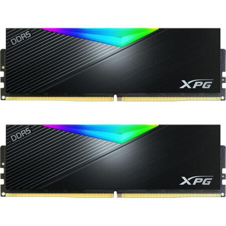 Memorie RAM Lancer, DIMM, DDR5, 32GB, 6400MHz, CL32, 1.2V, RGB Lighting, Kit of 2
