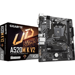 GIGABYTE Placa de baza A520M K V2, AM4